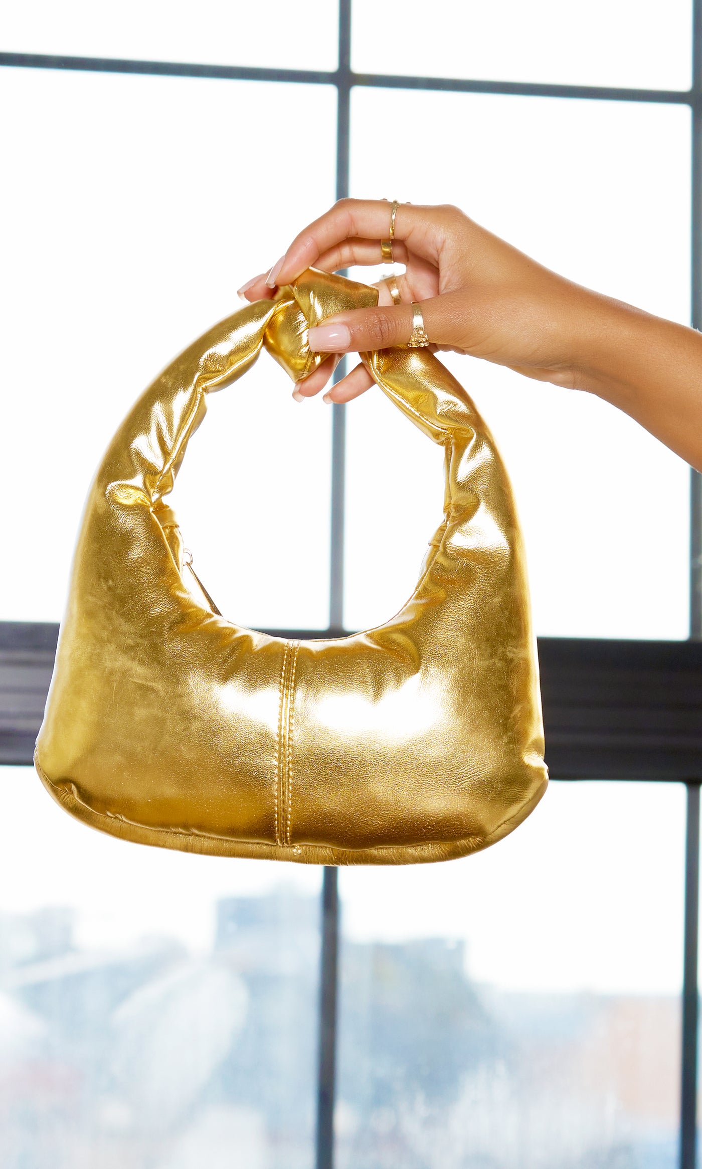 Golden Glamour Handbag - Cutely Covered