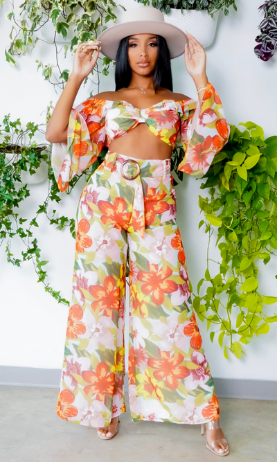 Hawaiian Life | Two Piece Tropical Set FINAL SALE - Cutely Covered