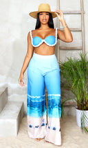 Shore Thing | Pants Set - Blue White FINAL SALE - Cutely Covered