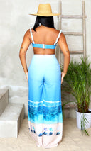 Shore Thing | Pants Set - Blue White FINAL SALE - Cutely Covered