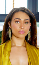 Golden Cascade Drop Earrings - Cutely Covered