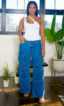 Denim Cargo - Cutely Covered