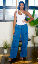 Denim Cargo - Cutely Covered