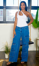 Denim Cargo - Cutely Covered