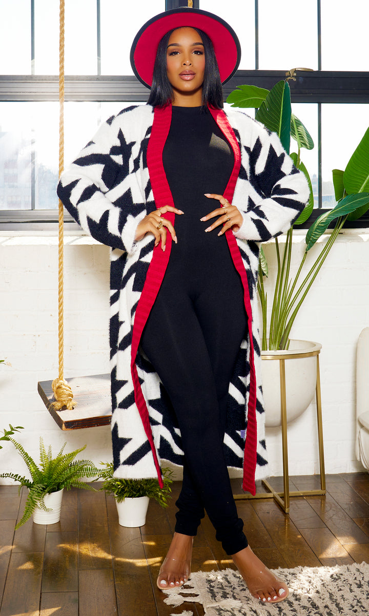 Red Houndstooth | Red and Black Houndstooth– Cutely Covered