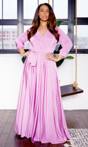Blessed and Beautiful l  Stretch Maxi Dress - Violet - Cutely Covered