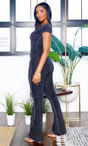 Vanessa | Timeless Chic Jumpsuit  - Black - Cutely Covered