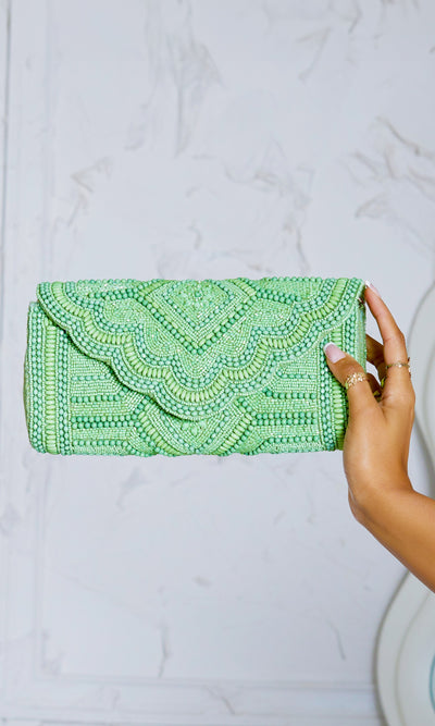 Fairy Whisper Embellished | Evening Clutch Bag - Cutely Covered