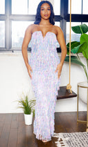 Sequin Fringe Dress - Cutely Covered