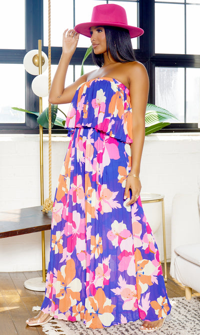 Blossom Serenade | Floral Printed Jumpsuit - Cutely Covered