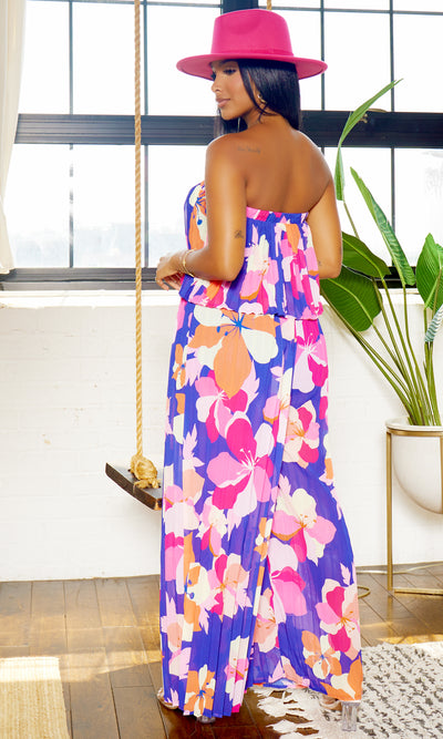 Blossom Serenade | Floral Printed Jumpsuit - Cutely Covered