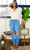 Layers to This Sweater  - Cream - Cutely Covered