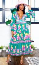 Retro Green Grapes Print Swimsuit & Skirt Set PREORDER - Cutely Covered