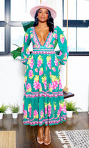 Retro Green Grapes Print Swimsuit & Skirt Set PREORDER - Cutely Covered