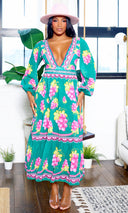 Retro Green Grapes Print Swimsuit & Skirt Set PREORDER - Cutely Covered