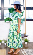 Megan | Ruffled Swimsuit & Coverup Skirt Set PREORDER - Cutely Covered