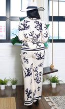 Camila | Ocean Breeze Coral Reef Cream Pant Set PREORDER - Cutely Covered