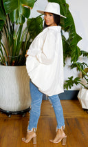 Serenity Breeze White Blouse - Cutely Covered