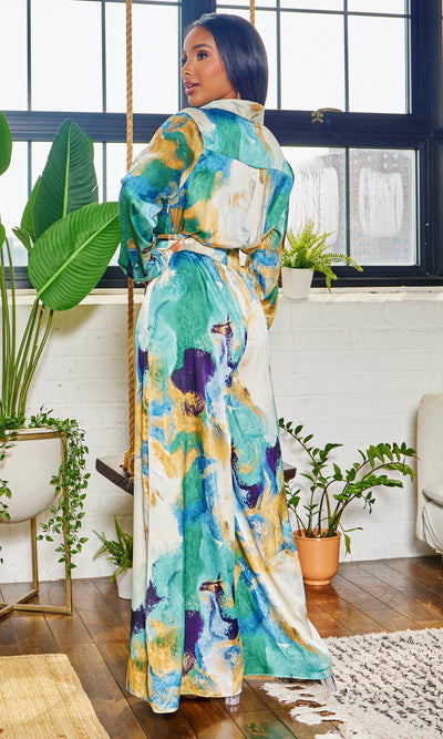 Always A Lady | Printed Jumpsuit - Cutely Covered