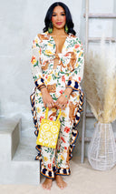 Citrus Bloom Beaded Mini Tote - Cutely Covered