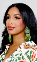 Sparkling Splendor Beaded Earrings - Cutely Covered