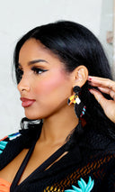 Tropical Toucan Beaded Earrings - Cutely Covered