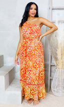 Enchanted Eden One Shoulder Dress - Cutely Covered