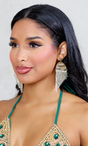 Golden Cascade Drop Earrings - Cutely Covered