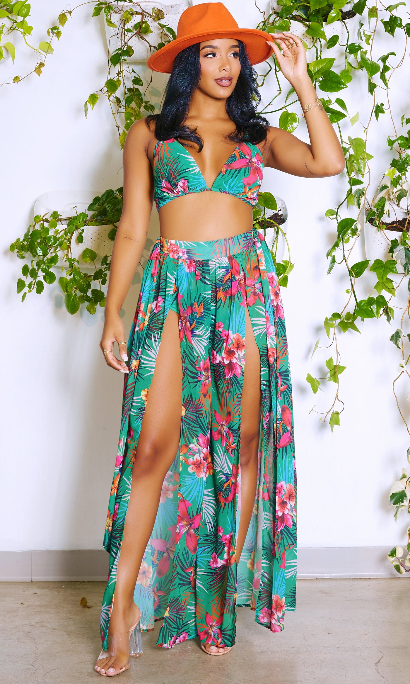 Flower Fairy l  Swimsuit Two Piece Set - Cutely Covered