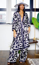 Monochrome Pattern Cardigan Set - Cutely Covered