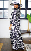 Monochrome Pattern Cardigan Set - Cutely Covered