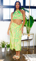 Fiesta Fringe Wrap Skirt Set - Cutely Covered