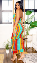 Breezy Charm | Smocked Maxi Dress - Multicolor - Cutely Covered
