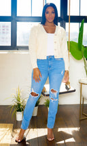 Pearl Detail Sweater - Cutely Covered