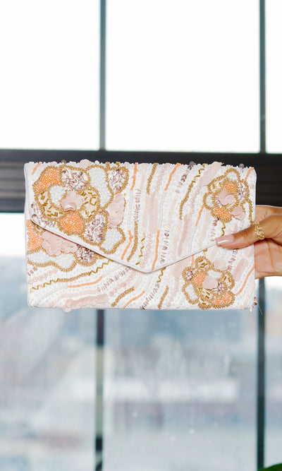 Sparkling Jewels Beaded | Clutch Bag - Cutely Covered