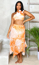 Paradise Found | Two Piece Swimsuit Skirt Set PREORDER - Cutely Covered