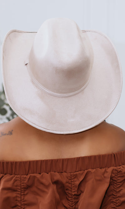 Stevie Wool Cowboy Hat in Oatmeal - Cutely Covered