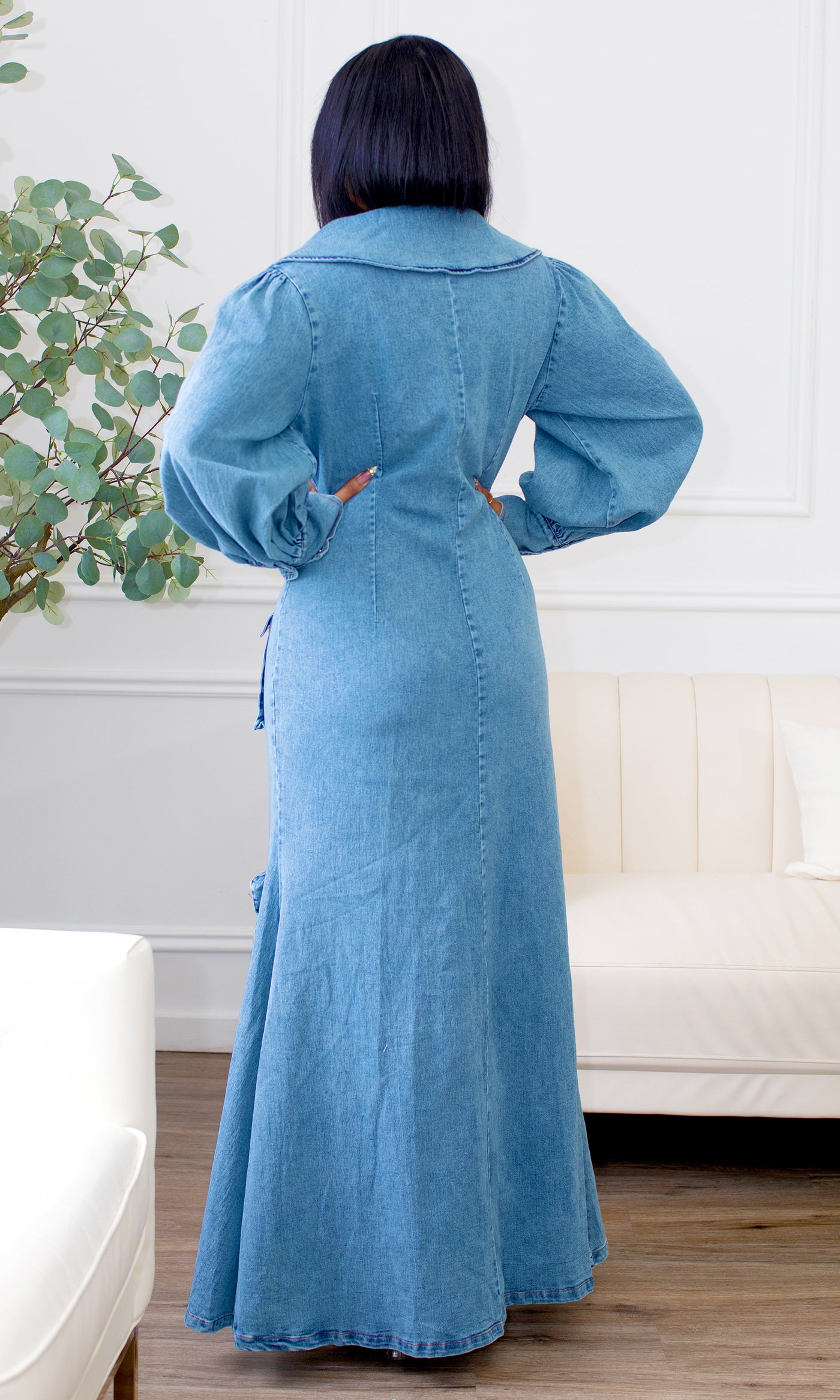 So FAB | Denim Cargo Maxi  Dress Preorder Ships End Sep - Cutely Covered