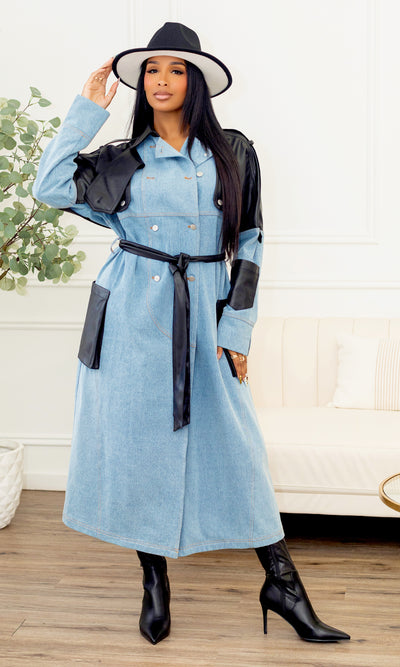 Jean Jacket Coat - Cutely Covered