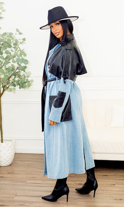 Jean Jacket Coat - Cutely Covered