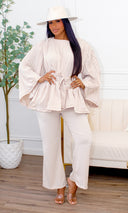 Itzel Pleated Two-Piece Set - Cutely Covered