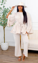 Itzel Pleated Two-Piece Set - Cutely Covered
