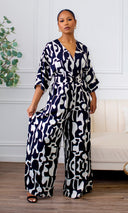 Brooklynn Printed Jumpsuit - Cutely Covered