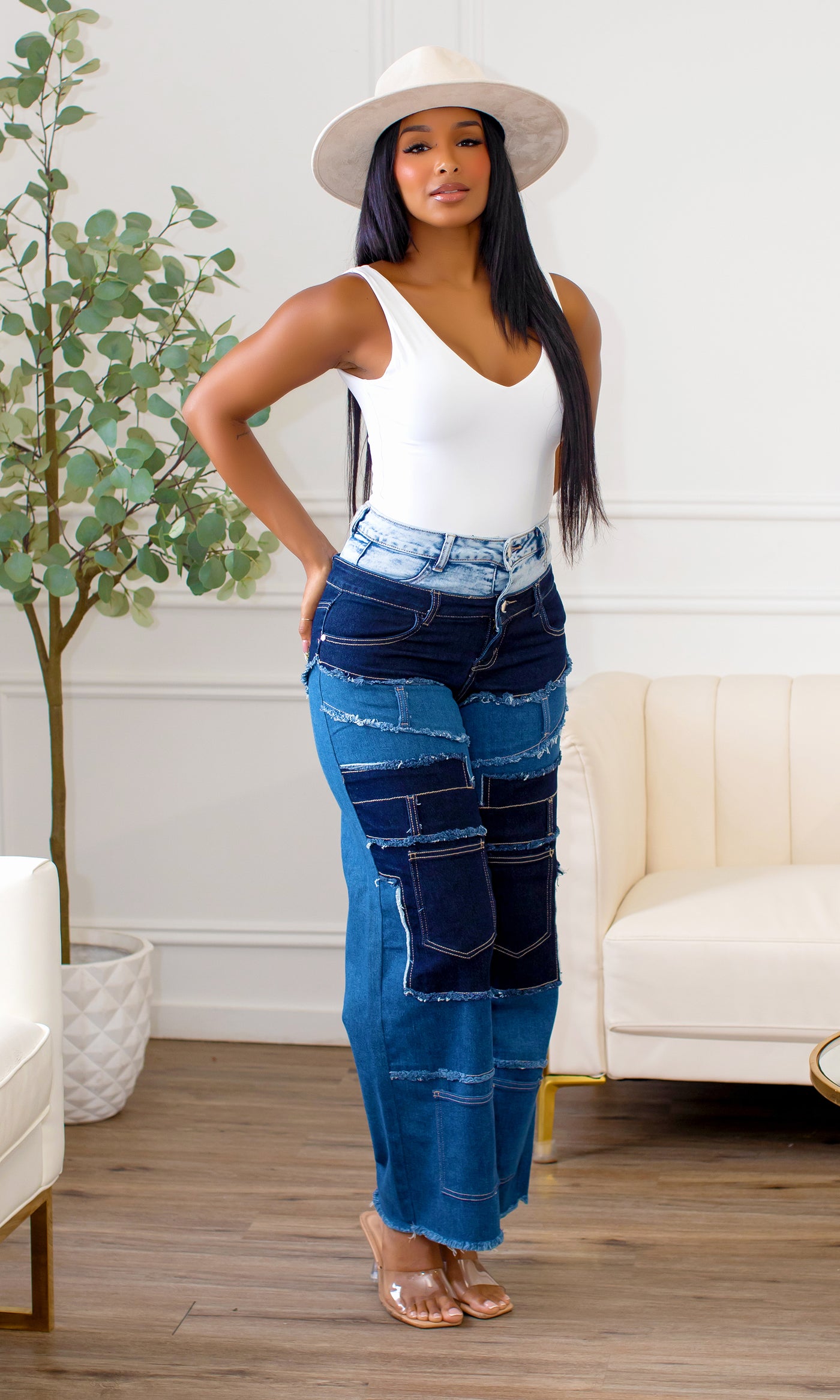 Juno Patch Denim - Cutely Covered