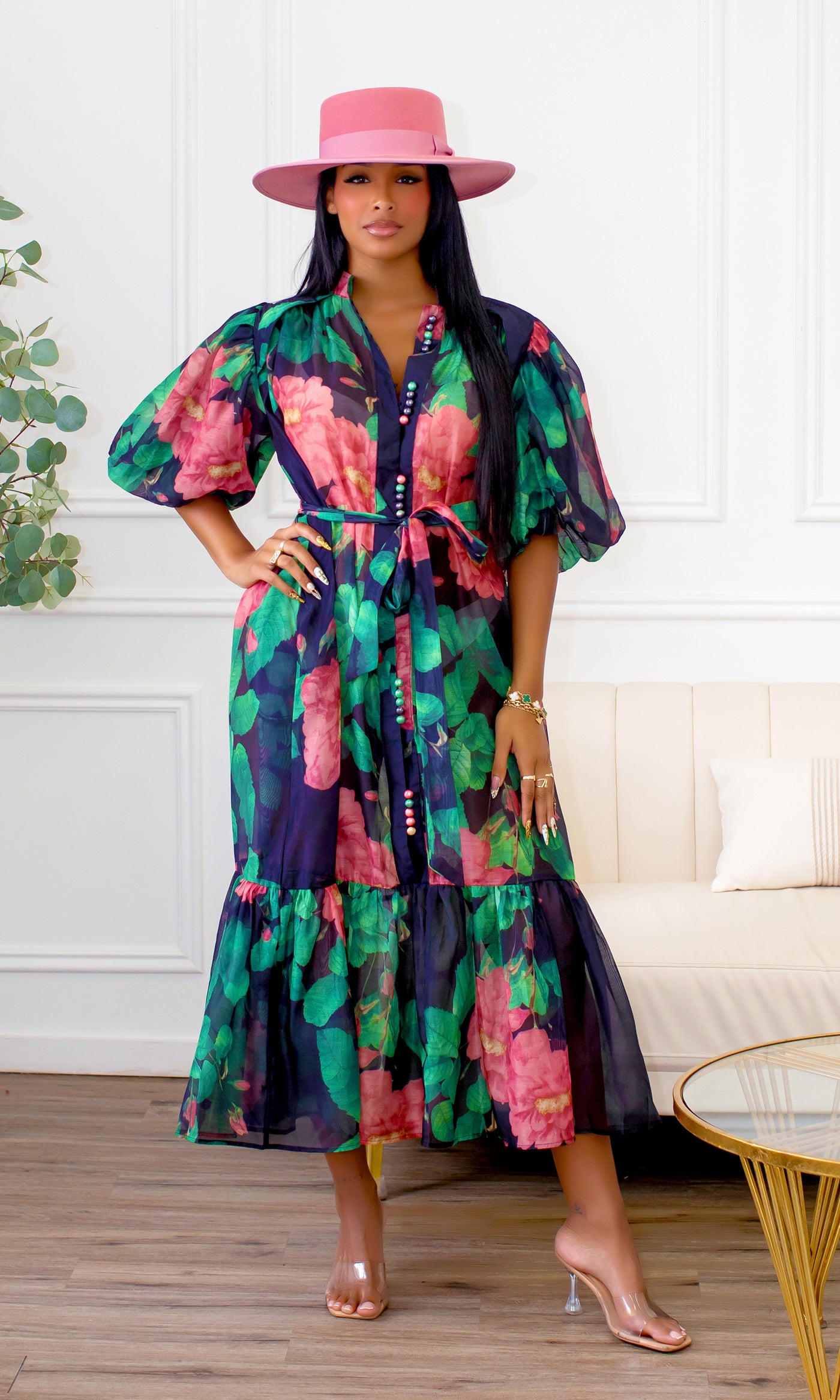 Veyla Floral Maxi Dress - Cutely Covered