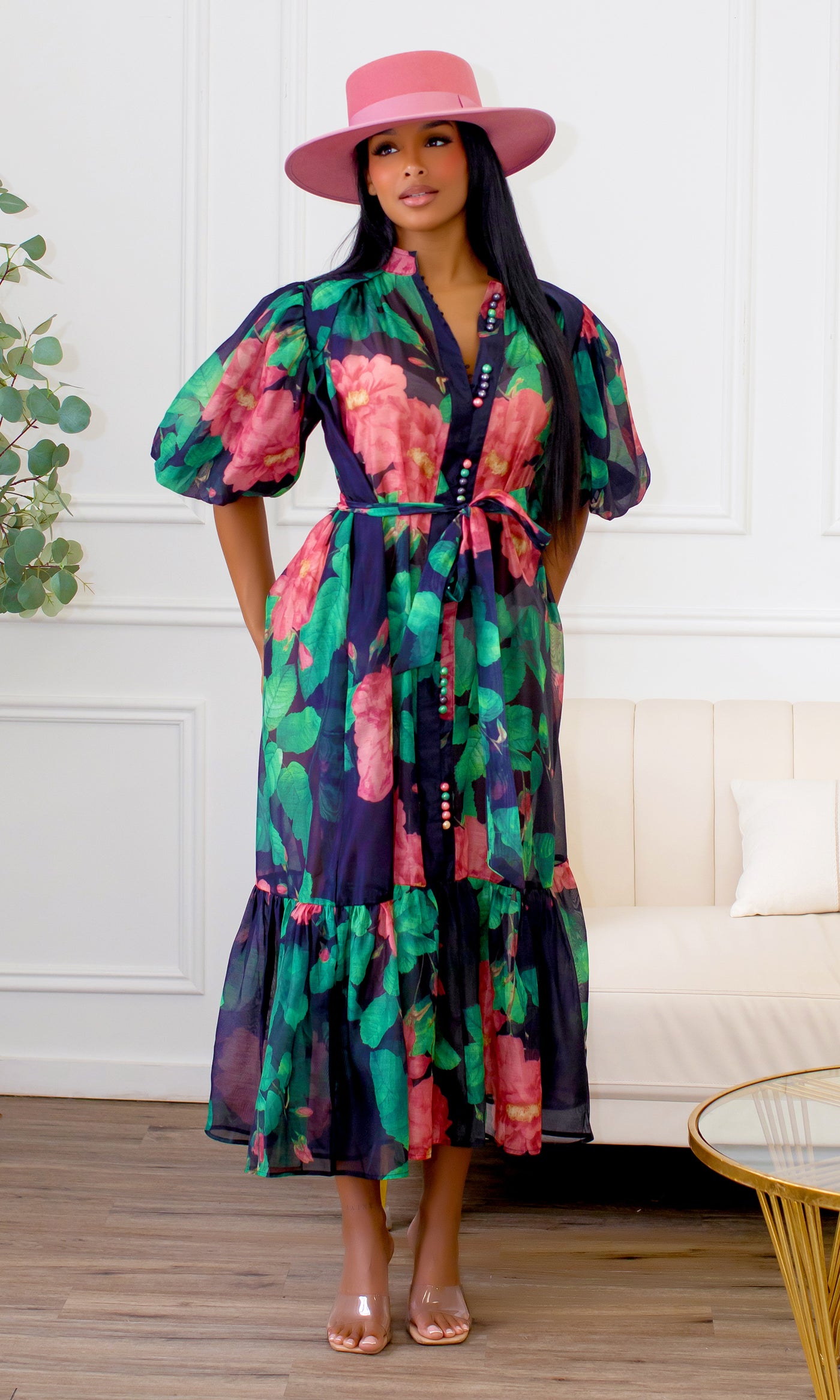 Veyla Floral Maxi Dress - Cutely Covered