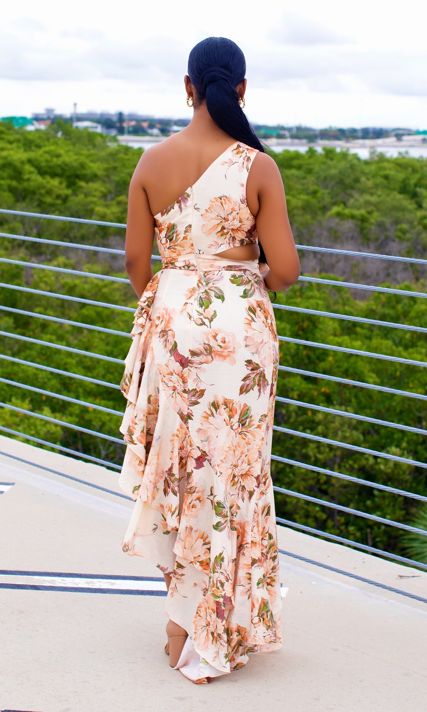 Remington One-Shoulder Gown - Cutely Covered