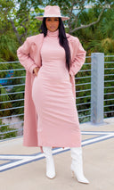 Blush Power Coat Set  Preorder Ships End Oct- Early Nov - Cutely Covered