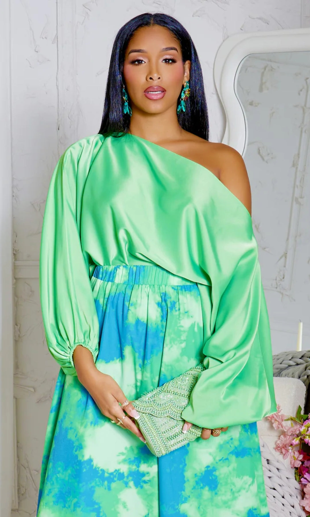 Adore | Fearless Fashion Top - Green - Cutely Covered