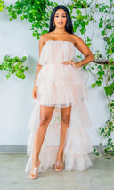 Effortlessly Chic Oatmeal Flowy Dress - Cutely Covered